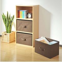 東洋ケース 不織布インナーボックス 3個組 ブラウン FIB-3P-BR（直送品）