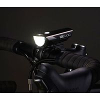 キャットアイ VOLT200（数量限定カラー） ホワイト/ブルーストライプ HL-EL151RC（直送品）