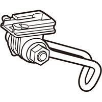 キャットアイ CFB-100 センターフォークブラケット ブラック 5342440（直送品）