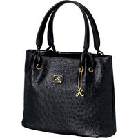 小田清 <ユリ・コジマ>オースト型押し手提げブラウン 6687620（直送品）