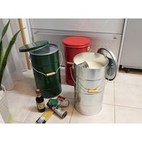 渡辺金属工業 オバケツライスストッカー赤5kg 5201510（直送品）