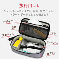 エレコム ガジェットポーチ/大容量/カジュアル/グレー BMA-F01XGY 1個（直送品）