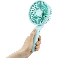 ナカバヤシ ハンディUSB扇風機【UA-053シリーズ】ブルー UA-053BL（直送品）