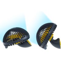 ナカバヤシ マッシュルーム型USB扇風機【UA-052シリーズ】グレー UA-052GY（直送品）