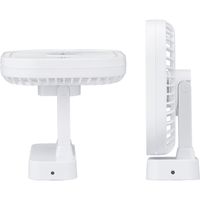 ナカバヤシ マグネット付きUSB扇風機【UA-051シリーズ】ホワイト UA-051W（直送品）