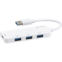 ナカバヤシ USB3.0ハブ/4ポート/W UH-3164W（直送品）