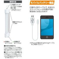 渋谷 充電式LED作業灯 KM-7658 1個