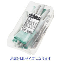 【ニトリル背抜き手袋】 川西工業 「現場のチカラ」 ニトリル背抜き手袋 グレー L 5双組 1袋（5双入）  オリジナル