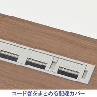オカムラ VILLAGE VD-Aデスク 平机 幅1600×幅700×高さ720mm 天板ライトオーク/脚ブラック 1台（取寄品）