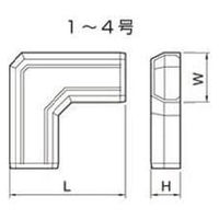 ニュー・エフモール マガリ1号ホワイト SFMM12 マサル工業（直送品）