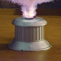 ストア・エキスプレス クリスタルファイバーツリー LEDライト付きH150cm 8189-993（直送品）