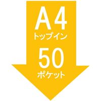 テージー クリアポケットリフィール A4 30穴 50P P-240E-12 1パック(50枚入)