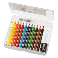 三菱鉛筆 （uni） ウォーターカラー 塗り絵用コンパクトセット 12色 第1章 色鉛筆 UWCNCS12C1