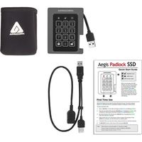 Apricorn Aegis Padlock SSD - USB 3.0 ASSD-3PL256-240F（直送品）