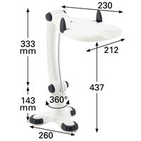 セキセイ テレホンアーム フレックス＜吸着タイプ＞ TA005-00 1台