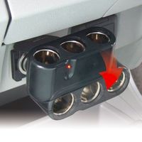 槌屋ヤック 3連ダイレクトソケット ディレクション PZ-725 1個