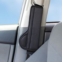 YAC シートベルトケアパッド プラス ブラック PZ-640（直送品）