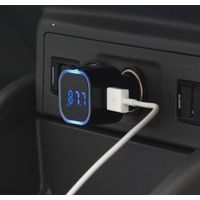 YAC ブルートゥースFMトランスミッター USB2.4A TP-198（直送品）