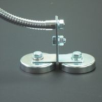 信栄物産 防犯ミラー マグネットタイプ ホワイト H-45M-WH 1枚