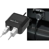 カシムラ DC/ACセパレートインバーター80W AC+USB2.4A KD198 1個