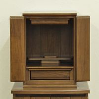 エイ・アイ・エス 現代風仏壇 奏（かなえ） 幅350×奥行300×高さ483mm ダークブラウン BUDH-301 DBR 1台（直送品）