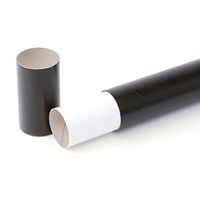 ササガワ 賞状筒 丸筒 黒 360 10-1983 1個