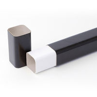 ササガワ 賞状筒 角筒 黒 300 10-1985 1個