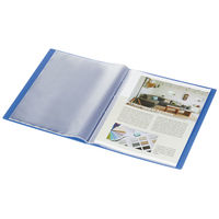 コクヨ 固定式クリアファイル ＜Glassele＞（グラッセル） 10ポケット ライトピンク ラ-GL10LP 1冊