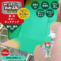 カンペハピオ 油性シリコンラッカースプレー スプリンググリーン 420ML #00587644422420 1個
