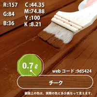 カンペハピオ 水性木材保護塗料 チーク 0.7L #00647653511007 1個