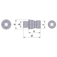 三菱マテリアル シート止めピン MP6 1セット(5個)（直送品）