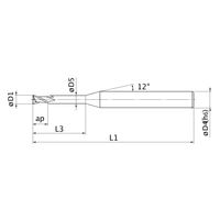 三菱マテリアル エムスターエンドミル MS2XLD0080N120 1本（直送品）