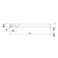 三菱マテリアル エムエスプラスエンドミル MP2MBR0150S03 1本（直送品）