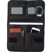 リヒトラブ フラップポーチL ブラック A7768-24 1個