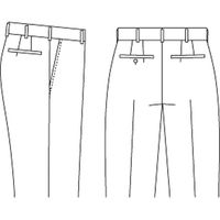 チクマ ドライファン・ジャージ スラックス TE6317-2-100（直送品）