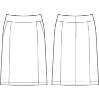 チクマ ドライファン・ジャージ スカート（Aライン） AR3666-2-17（直送品）