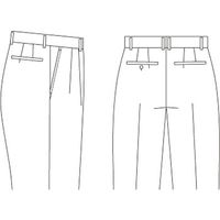 チクマ シャドーストライプ スラックス TE5090-1-91（直送品）