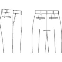 チクマ ヘリンボーンxウィンドウペン スラックス TE5076-2-82（直送品）