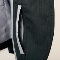 チクマ シャドーストライプ ベスト AR2814-1-13（直送品）