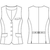 チクマ スタンダード・ペア ベスト AR2832-1-13（直送品）