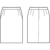 チクマ オーセンティック/ユキトリヰ スカート YH3000-1-9（直送品）