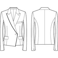 チクマ ジャパネスク・モダン 杉綾 ジャケット TE4176-2-7（直送品）