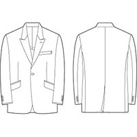 チクマ ジャパネスク・モダン 紬調 ジャケット TE2061-2-B4（直送品）