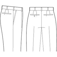 チクマ ジャパネスク・モダン 紬調 スラックス TE5062-2-88（直送品）