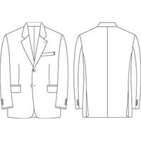 チクマ BASIC SET UP ジャケット TE2072-1-A8（直送品）