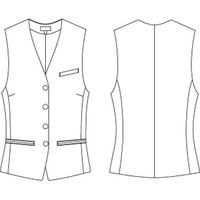 チクマ for Drivers-LADIES' ベスト TE8013-1-4L（直送品）