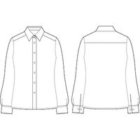 チクマ トリコット素材 長袖シャツ AR1466-1-15（直送品）