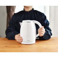 ドリテック 電気ケトル「リコリス」0.8L ホワイト PO-151WT 1台