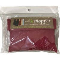 マツシロ エコポケショッパー ワインレッド 61EP（直送品）
