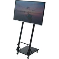 サンワサプライ 折りたたみ式ディスプレイスタンド 幅420×奥行464×高さ1301mm ブラック CR-LAST29 1個（直送品）